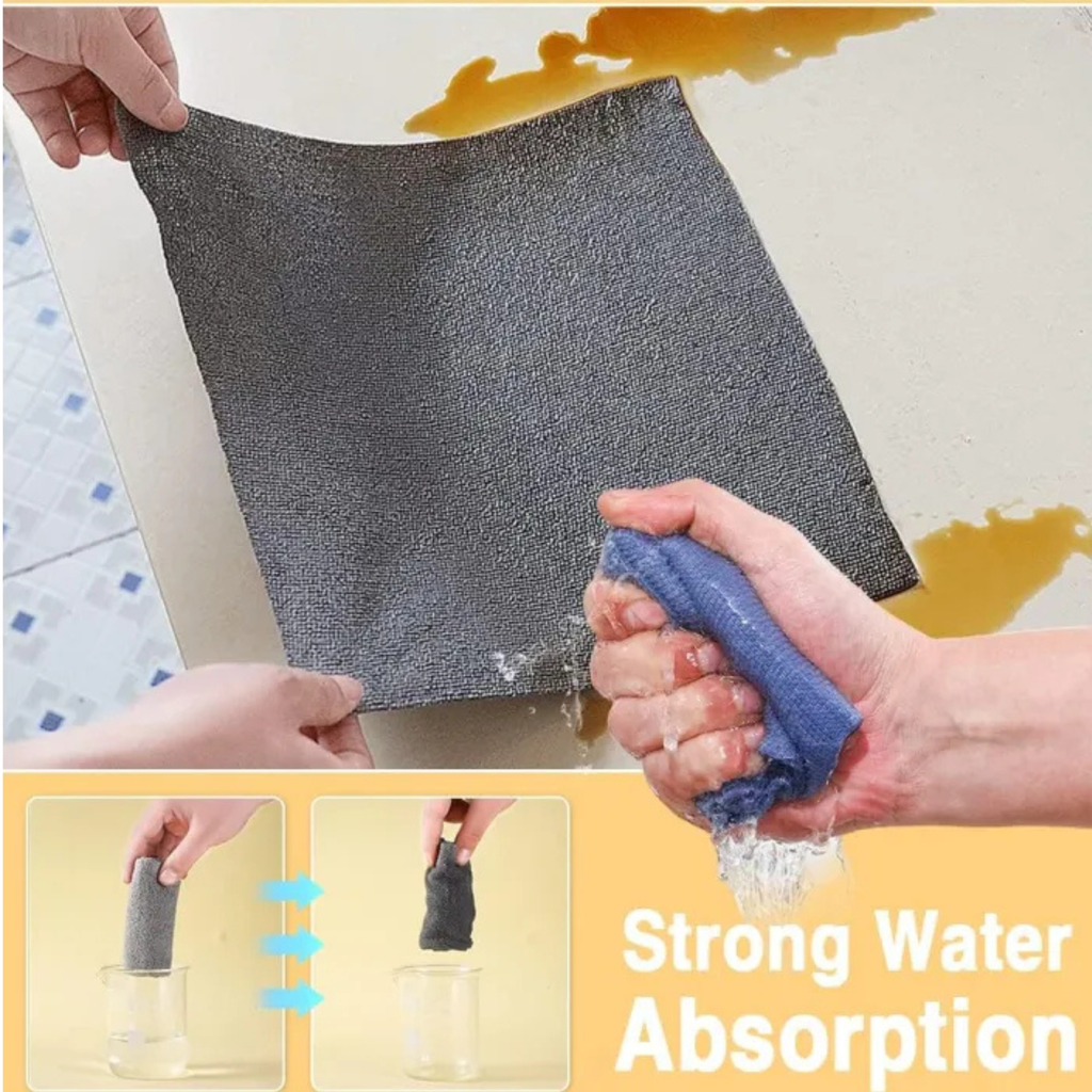 20pcs/box Microfiber Towel Absorbent Kitchen Cleaning Dishcloth