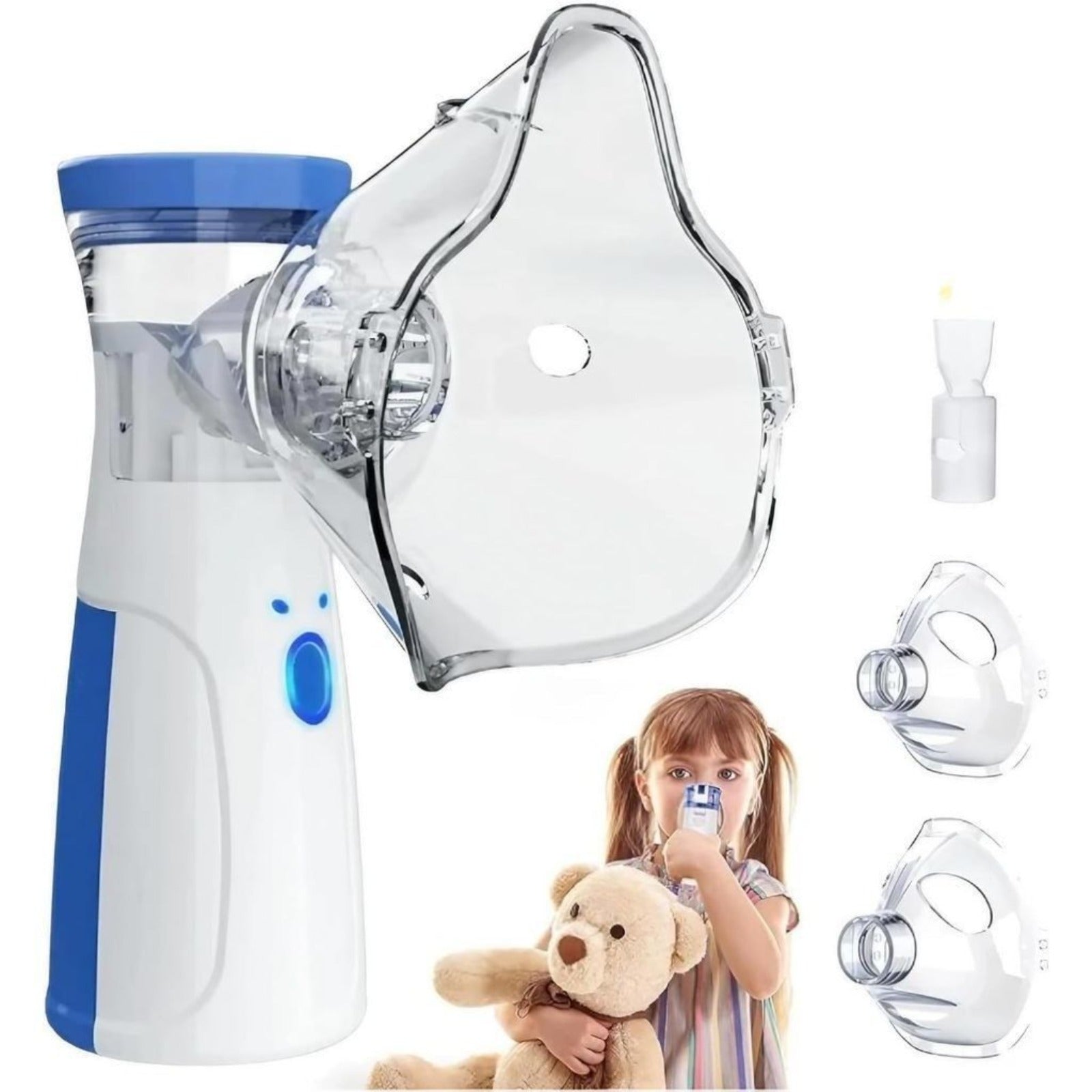 Mesh Portable Nebulizer Machine & Mask for Kids and Adults Mini Inhaler Nebulizer