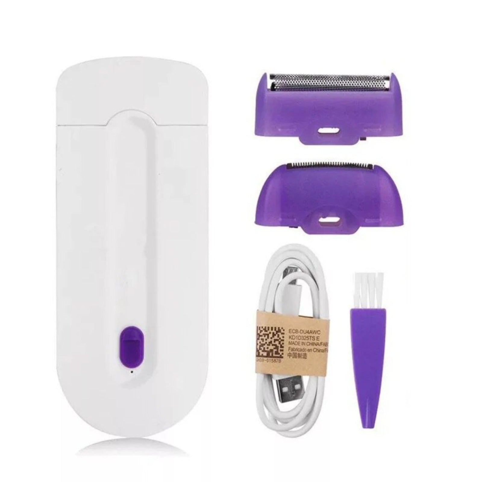 Finishing Touch 2-in-1 LED Rechargeable Trimmer – Hair & Face Removal Machine for Women